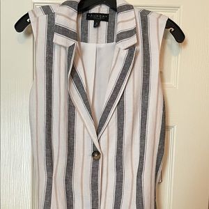 NWT Sleeveless striped dress